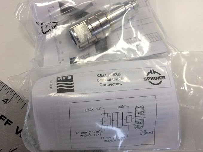 Amazon.com: NEW LOT 2 RFS NF-SCF-12-07 00 RADIO FREQUENCY SYSTEMS CONNECTOR 1/2