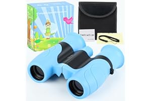 FIZILI Binoculars Kids 8 * 21 Magnification Eye-Care and Drop-Proof Kids Binoculars,Suitable for Bird Watching, Camping, Trav