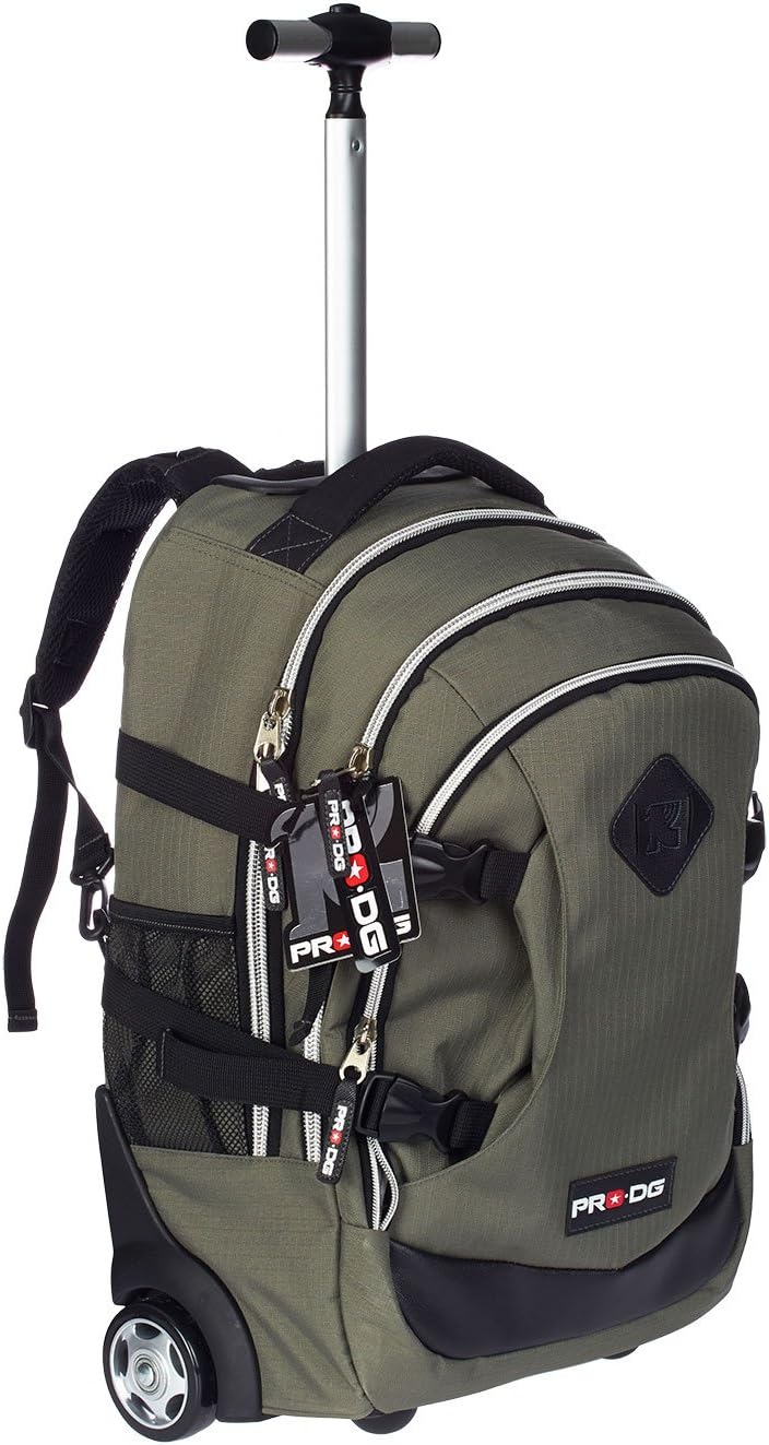 PRODG 55683 KhakiTravel Trolley Backpack PRODG CarryOn Luggage, 48 cm BigaMart