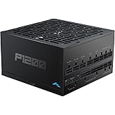 SAMA P1200 1200W Platinum ATX 3.1 Dual 12V-2x6(600W) Power Supply Black | 80+ Cybenetics Platinum Rated, 100% Japanese Capacitors, PCIe 5.1 Fully Modular Gaming PSU, Zero RPM FDB, 10 Years Warranty