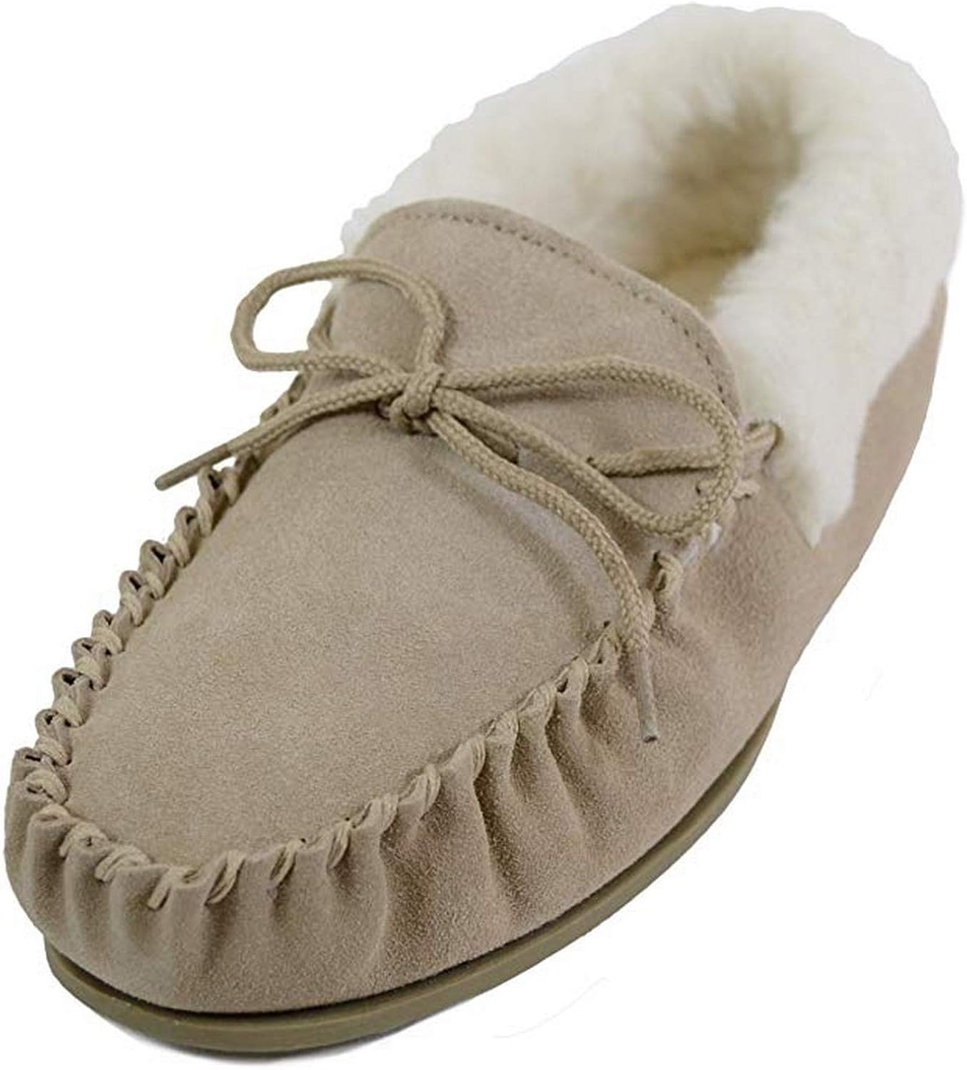 wool lined moccasins