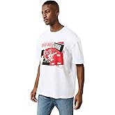 True Religion Men's Short Sleeve Torn SRS Tee - Casual Graphic T-Shirt