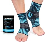 Lusenone Professional Ankle Support Brace 2 Pack Breathable Open Toe