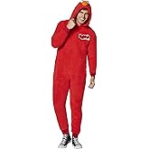 Spirit Halloween Sesame Street Adult Elmo Union Suit Costume | Officially Licensed | Group Costume | One Piece Costume