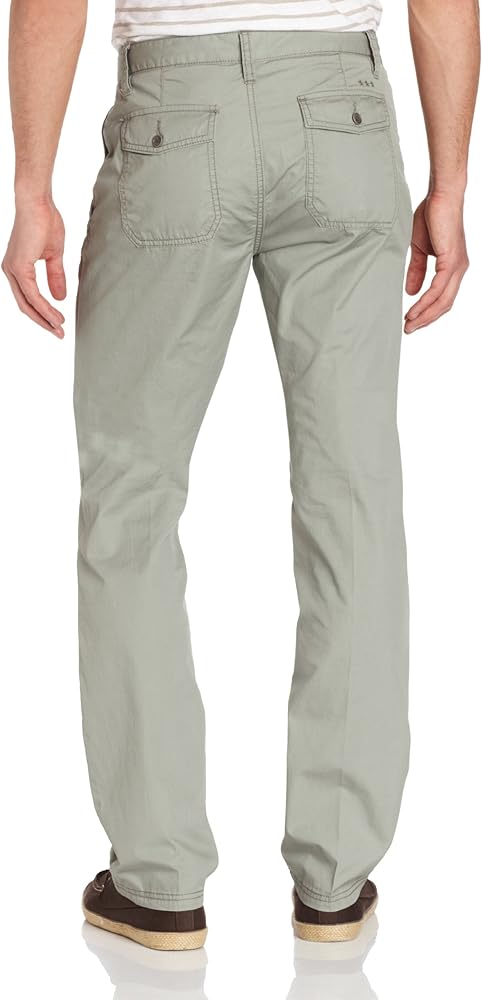 mens khaki pants with back flap pockets