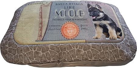 Tapis Matelas Niche Pour Chiens Avec Berger Allemand Un