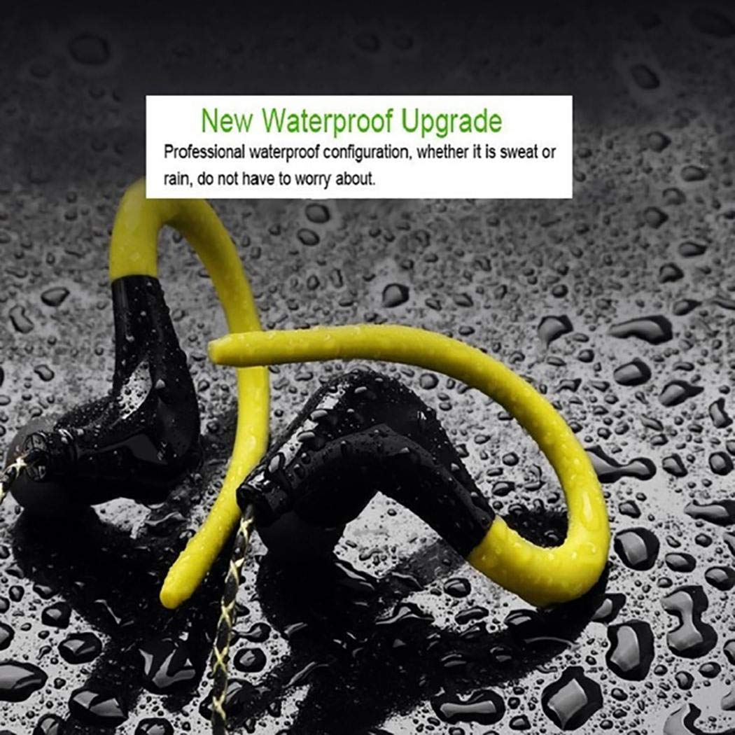 Haonike Wasserdichter Ohrbügel-Kopfhörer Sporting Wired Not Easy Fall Earphone Kopfhörer