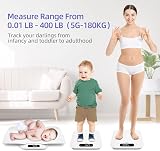 BAGAIL Baby Scale with Detachable Tray, Max 400lb, Accurate Readings view 7