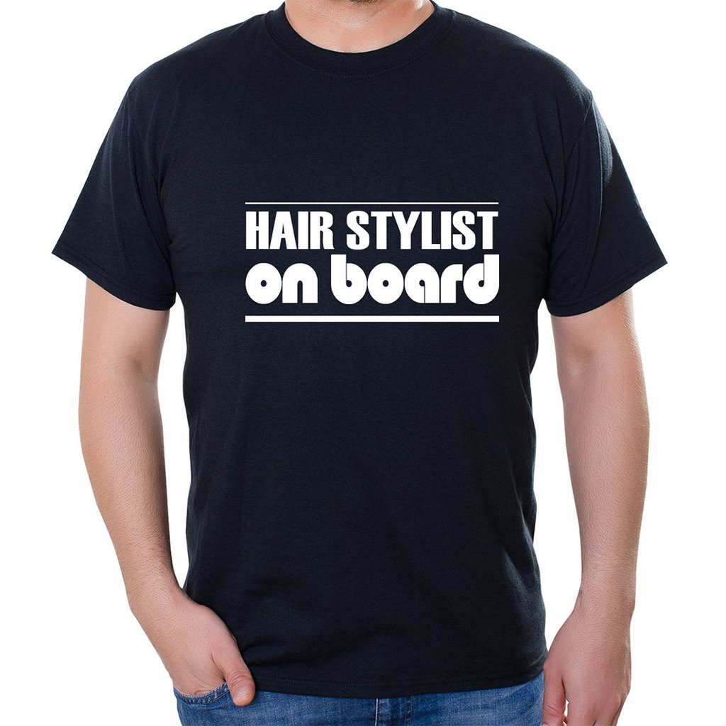 Custom Brother Hair Stylist On Board Unisex Short Sleeve T Shirt