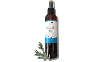 Bluebyrd Soap Co. Eucalyptus Mint Fragrance Hair Perfume and Body Mist | Weightless Relaxing Scented Hair Mist | Alcohol Free - No Parabens, Sulfates, Silicones (Mint)