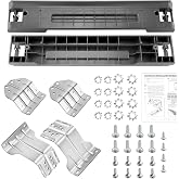 UPGRADED SKK-8K &amp; SKK-7A Stacking Kit Fit for Samsung Washer &amp; Dryer 27 Inch Front Load Laundry by Techecook - Samsung Stackable Washer Dryer Kit Including All Parts - Replace for SK-5A SK-5AXAA