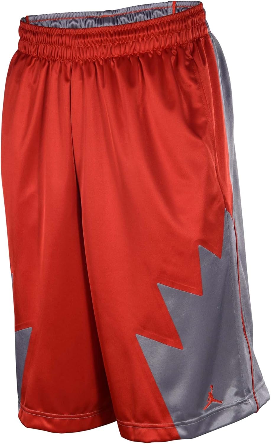 Jordan Men's Court Fit Retro V 5 Basketball ShortsRed/Gray at Amazon