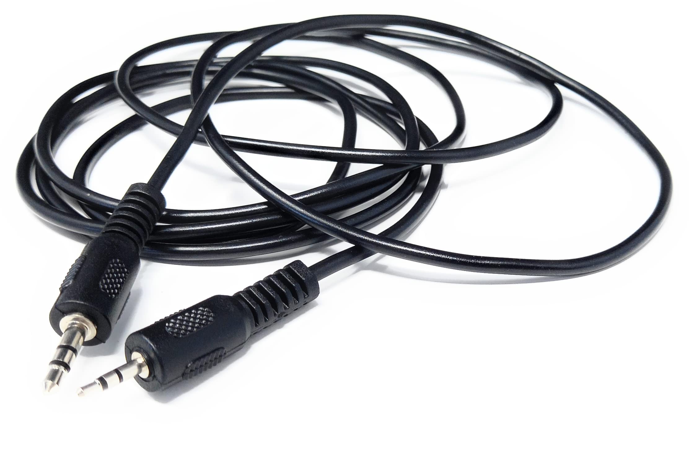 DRUT 2m 2.5mm to 3.5mm 1/8'' Stereo Audio Jack Male to Male Cable, Auxiliary AUX Lead Cord 6.5ft