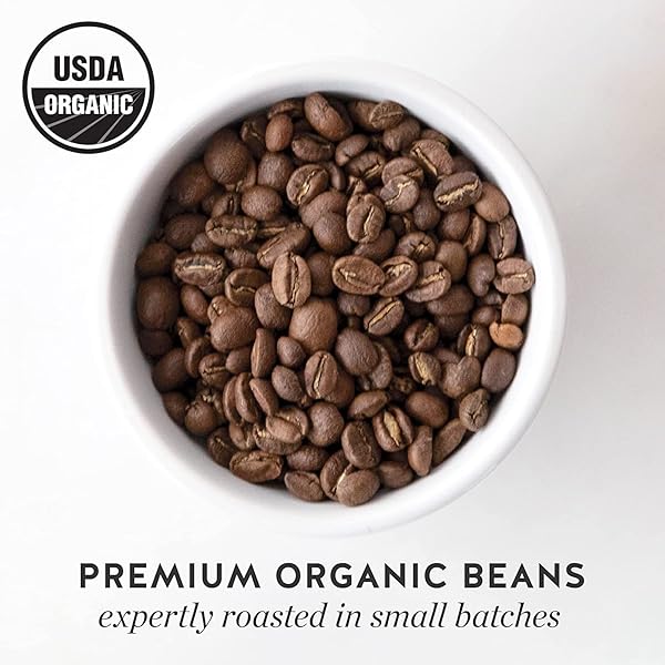 BLUE BOTTLE WHOLE BEAN ORGANIC COFFEE, BOLD, DARK ROAST, 12 OUNCE BAG (PACK OF 1)