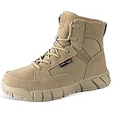FREE SOLDIER Hiking Work Boots Women's Tactical Boots 6 Inches Lightweight Waterproof Military Boots Outdoors Desert Boots