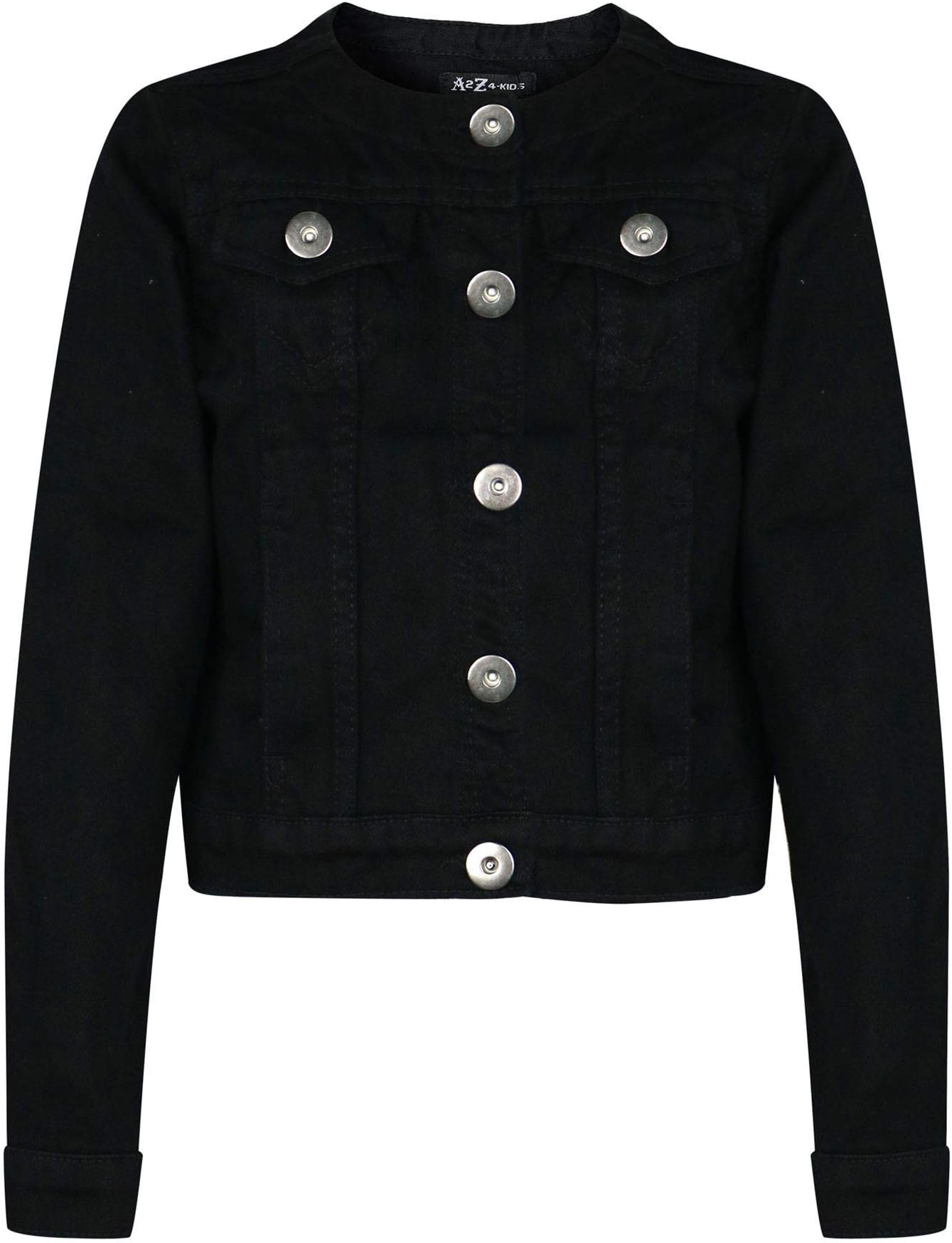 Kids Girls Denim Jackets Designer Black Jeans Jacket Fashion Coats Age 3-13 Year