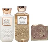 Bath & Body Works Pure Wonder 2 Piece Gift Set Shower Gel and Body Lotion with a Himalayan Salts Springs Sample Soap