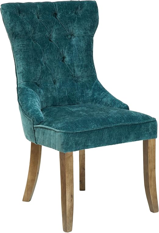 Riess Ambiente Design Stuhl Castle Petrol Chesterfield Steppung Samt Esszimmerstuhl Kuchenstuhl Samtbezug Amazon De Kuche Haushalt