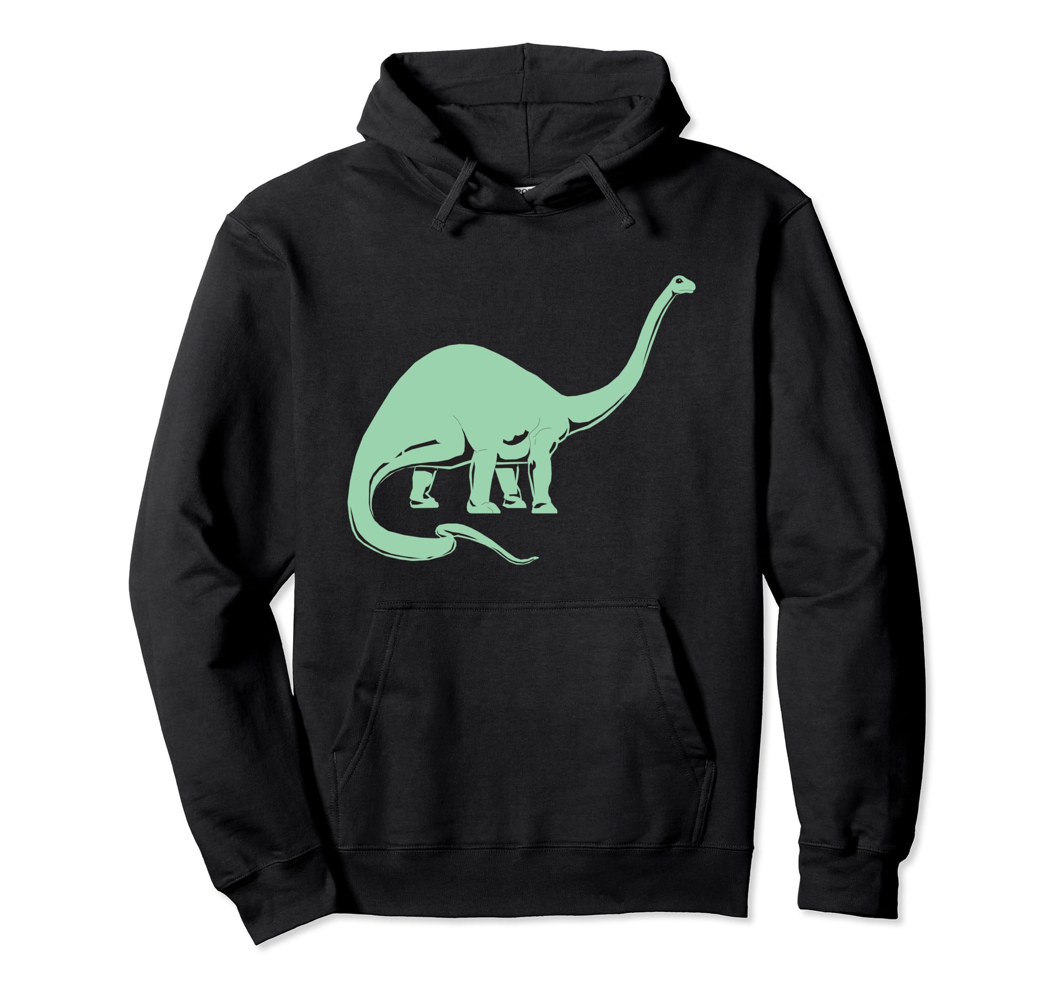 Brontosaurus Long-Necked Dinosaur Gentle Giant Dinosaur Pullover Hoodie