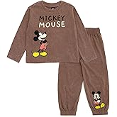 Disney Mickey Mouse T-Shirt and Jogger and Pants Outfit Set Toddler to Big Kid Sizes (2T - 10-12)