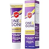 One&Gone Ivermectin Lotion 0.5% (4 oz) – Fast-Acting 10-Minute Head Lice Treatment | Kills Lice & Eggs in One Application, No Nit Combing Required, Prescription Strength for Adults & Kids 6 Months+