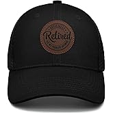 Kuyuayee Retirement Gifts for Men and Women Retired Trucker Hat Adjustable Washable Funny Retire Baseball Caps