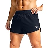 G Gradual Running Shorts for Men 3 Inch Lighweight Quick Dry Workout Gym Athletic Jogging Shorts with Inner Key Pocket
