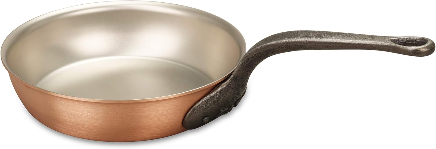 Falk Culinair 20cm Copper Frying Pan with cast iron handle