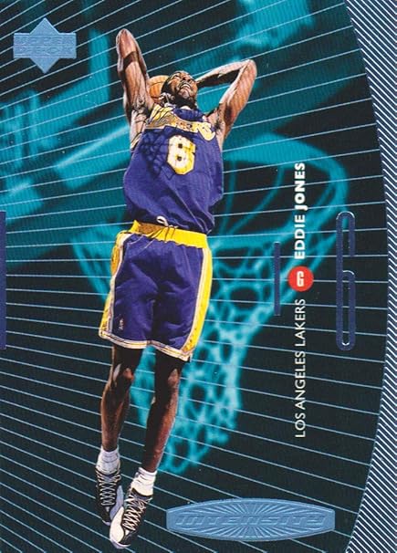 1998 99 Upper Deck Basketball Intensity I28 Eddie Jones Los Angeles Lakers At Amazon S Sports Collectibles Store