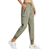 Libin Women's Cargo Joggers Lightweight Quick Dry Hiking Pants Athletic Lounge Casual Travel