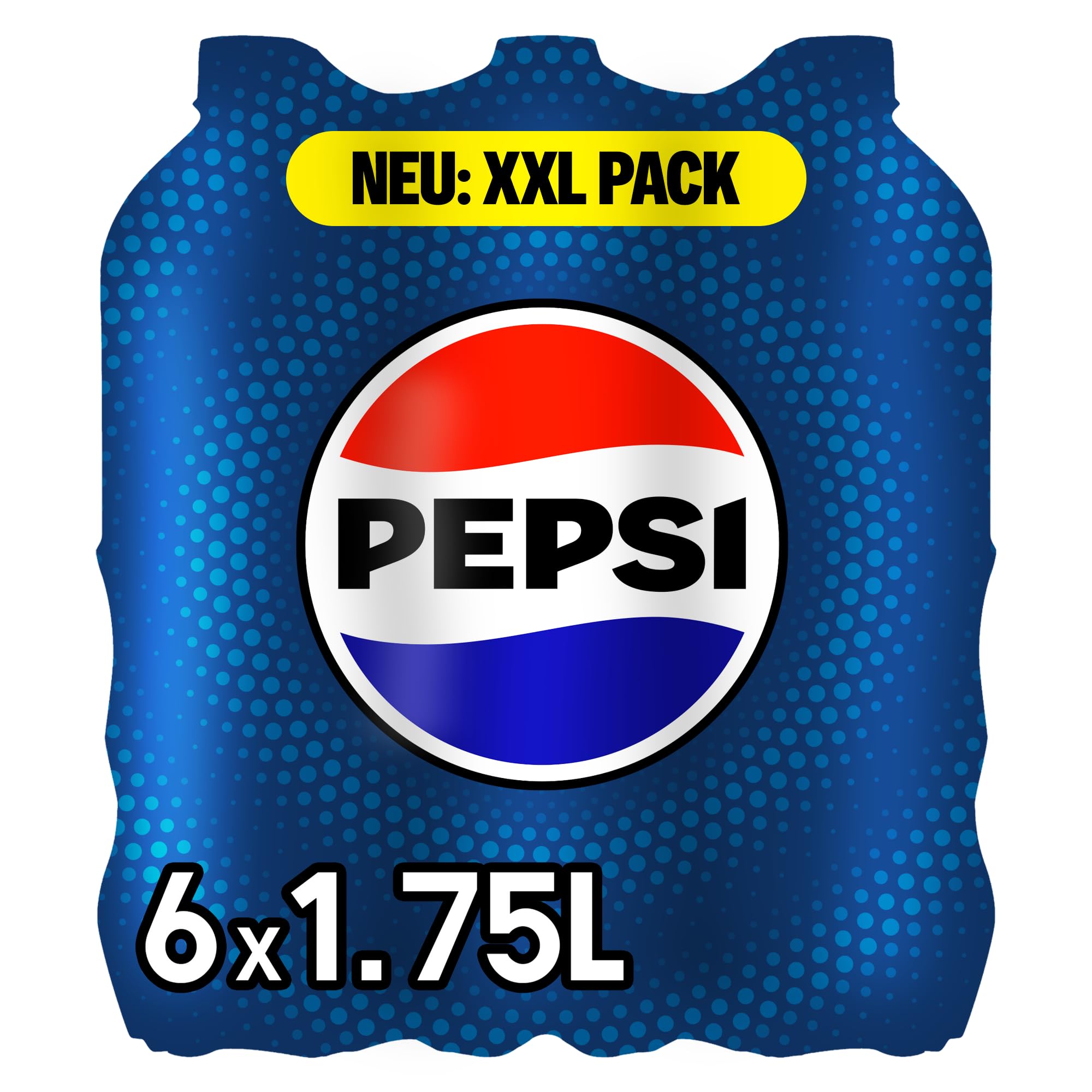 Pepsi Cola, Das Original von Pepsi, Koffeinhaltige Cola in Flaschen, EINWEG (6 x 1.75 l) 2
