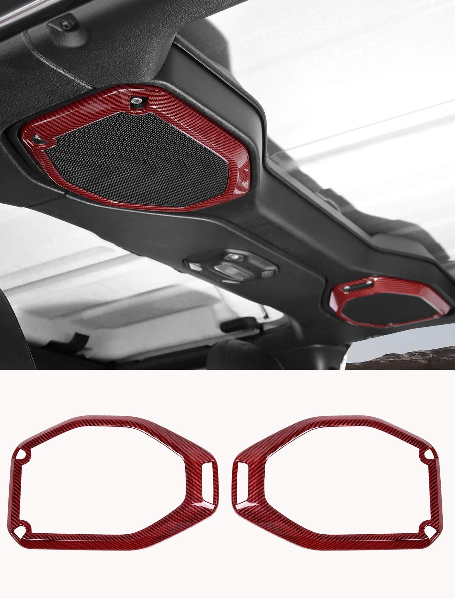 Savadicar Red Carbon Fiber Interior Accessories