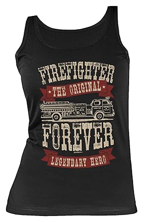 Feuerwehrträger Shirtdamen Tank Top Rubrik Lustige Sprüche