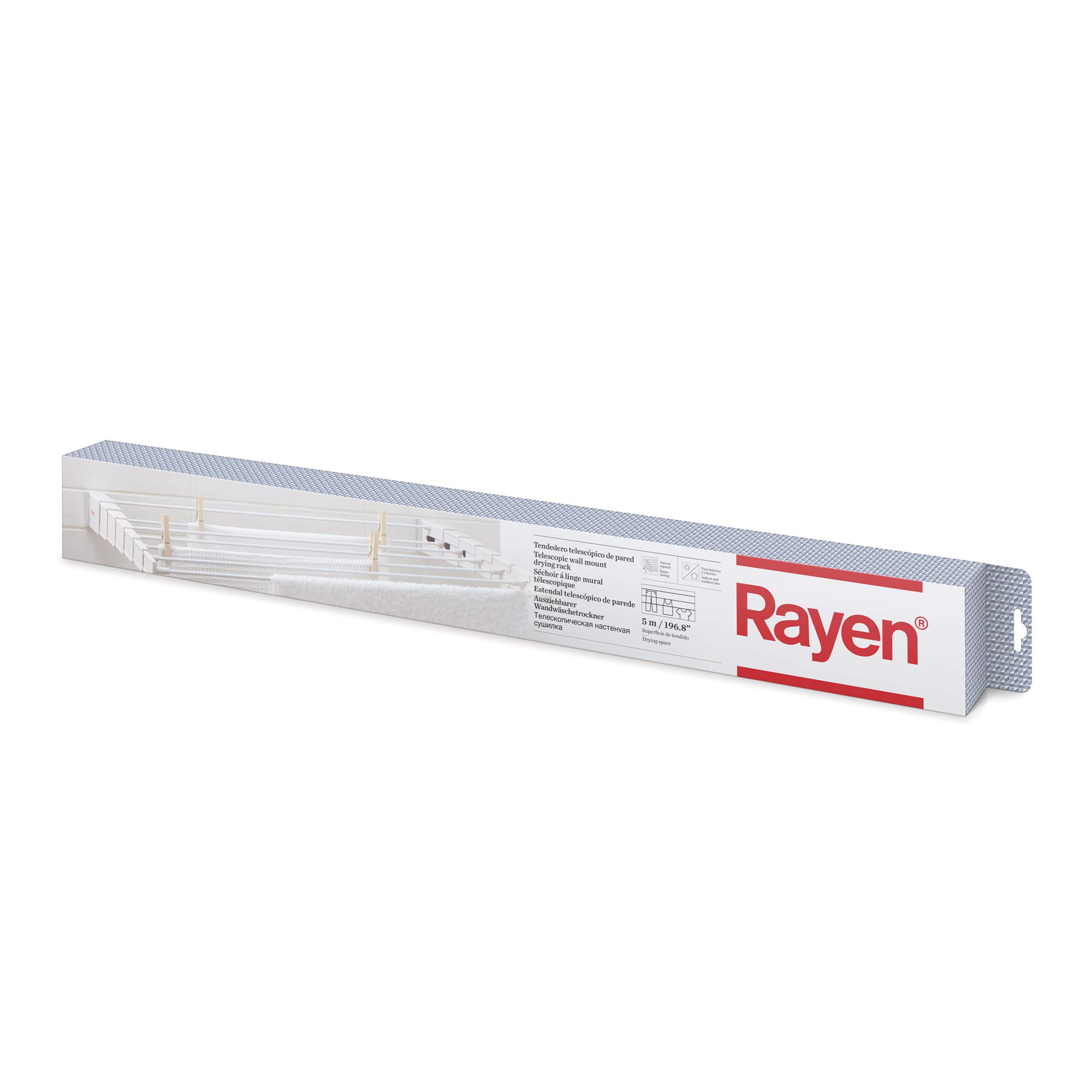 Rayen Wall Mounted Telescopic Clothesline