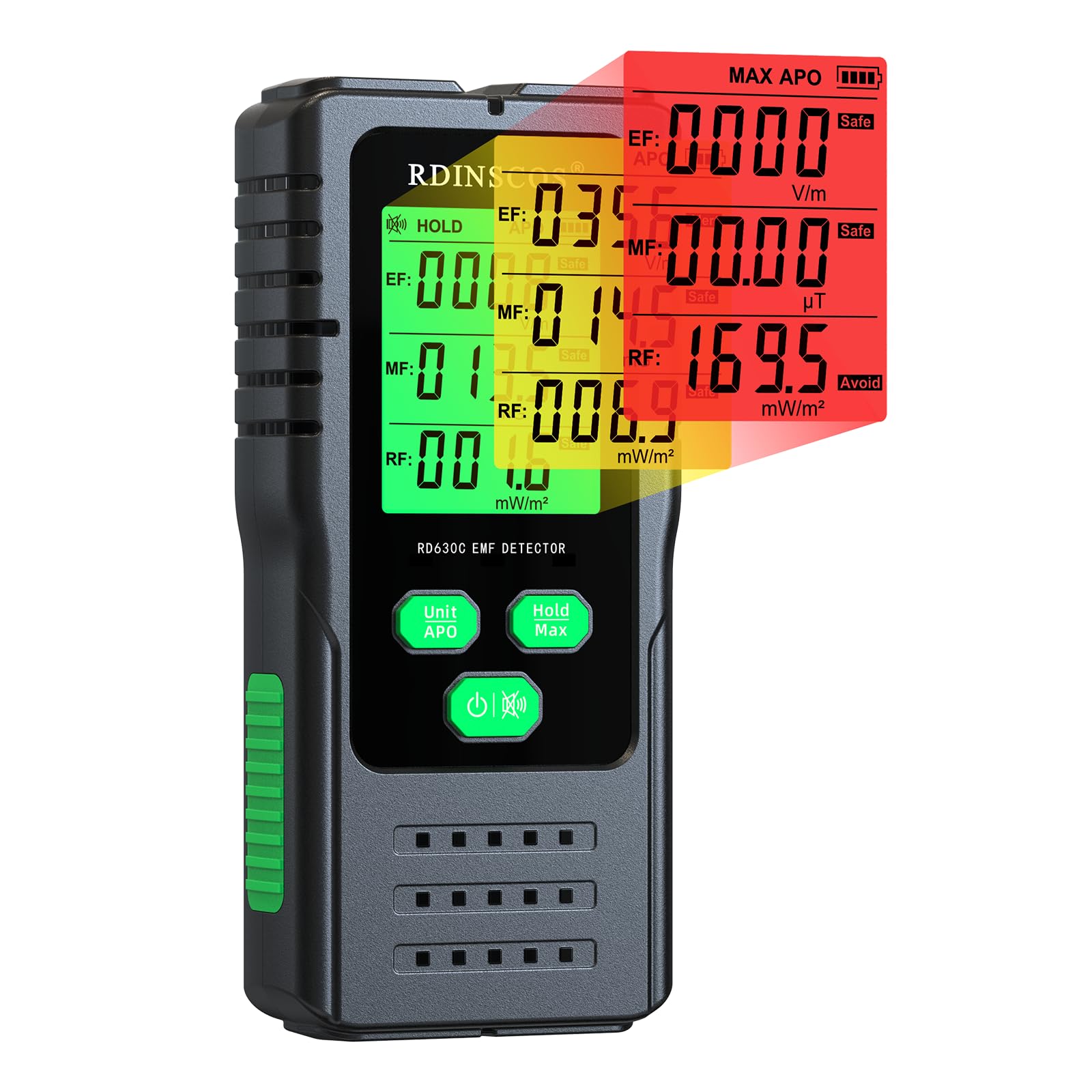 EMF Detector – 3-in-1 Electromagnetic Radiation
