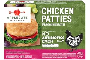 Applegate, Natural Breaded Chicken Patties, 12oz (Frozen)