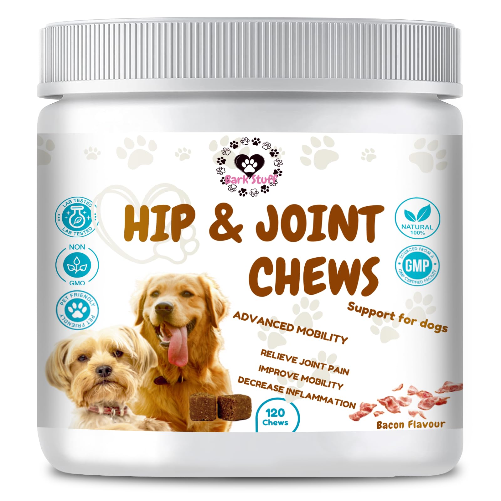 Bark Stuff - Hip & Joint Chews for Dogs