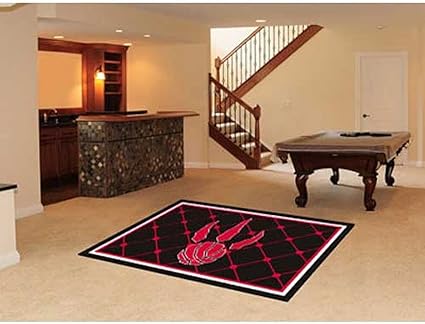 Amazon Com Fanmats Nba Toronto Raptors 5 X 8 Rug Sports Fan