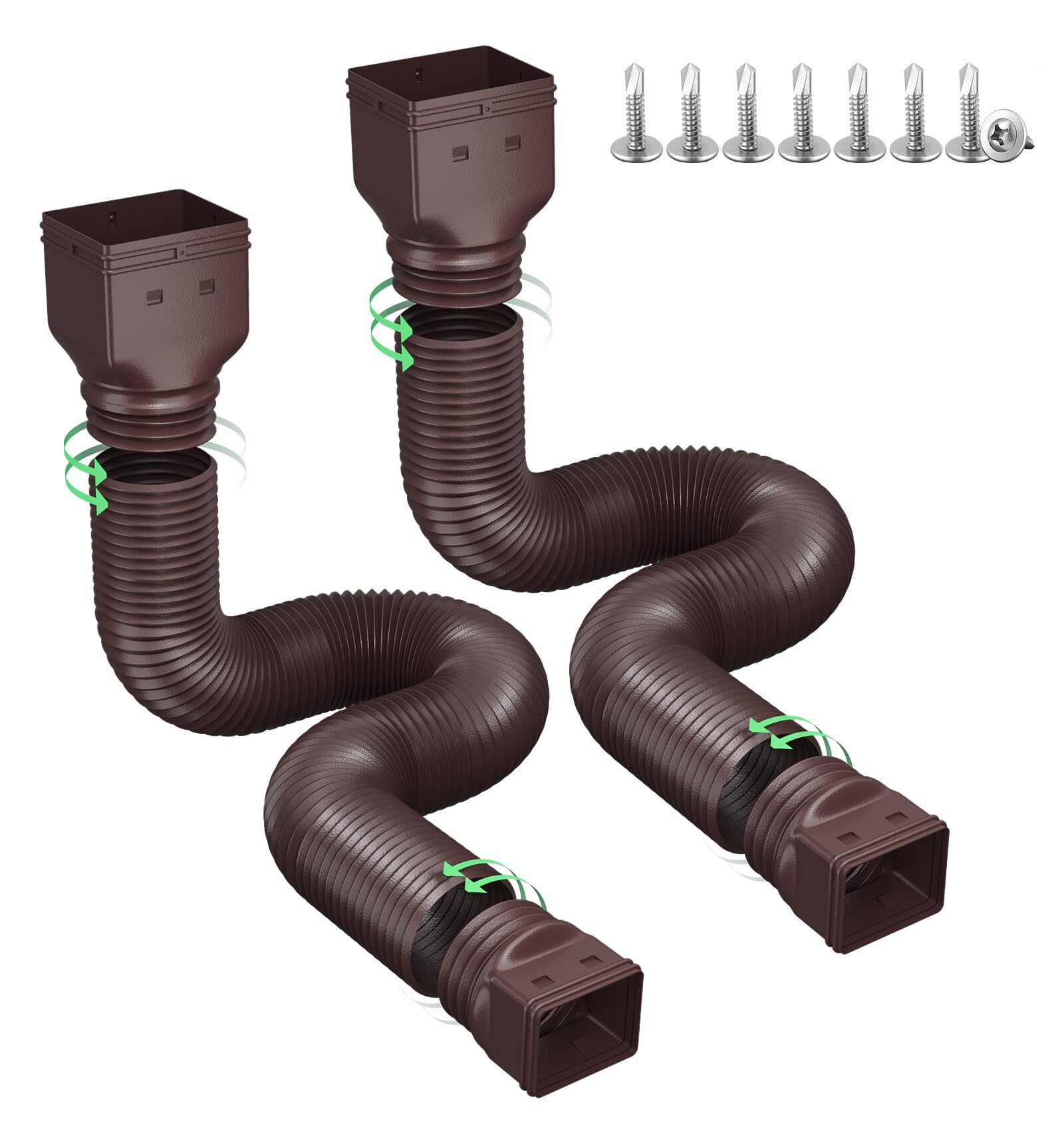 Ogutter Rain Gutter Downspout Extensions, Downspout