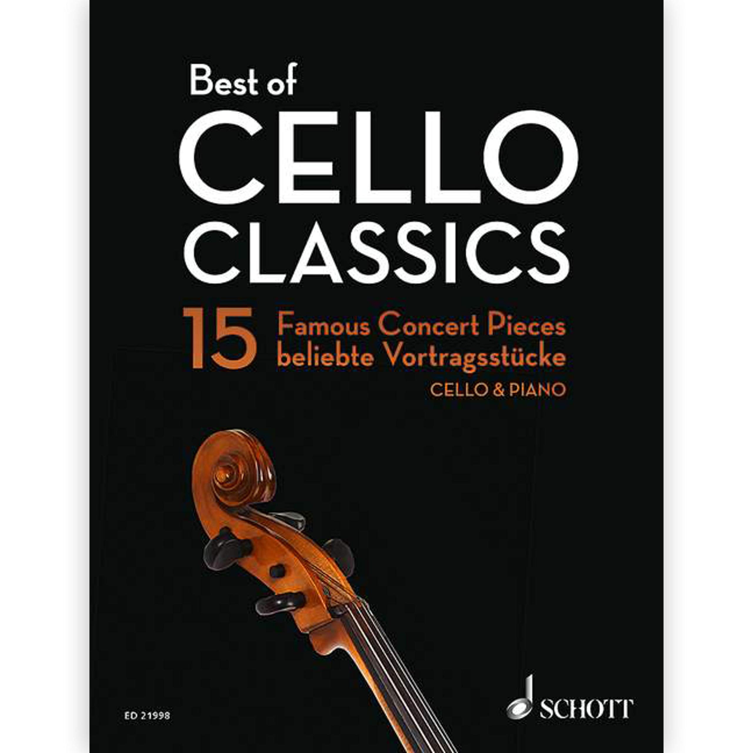 Best of Cello Classics: 15 Famous Concert Pieces for Violoncello and Piano, Schott ED21998