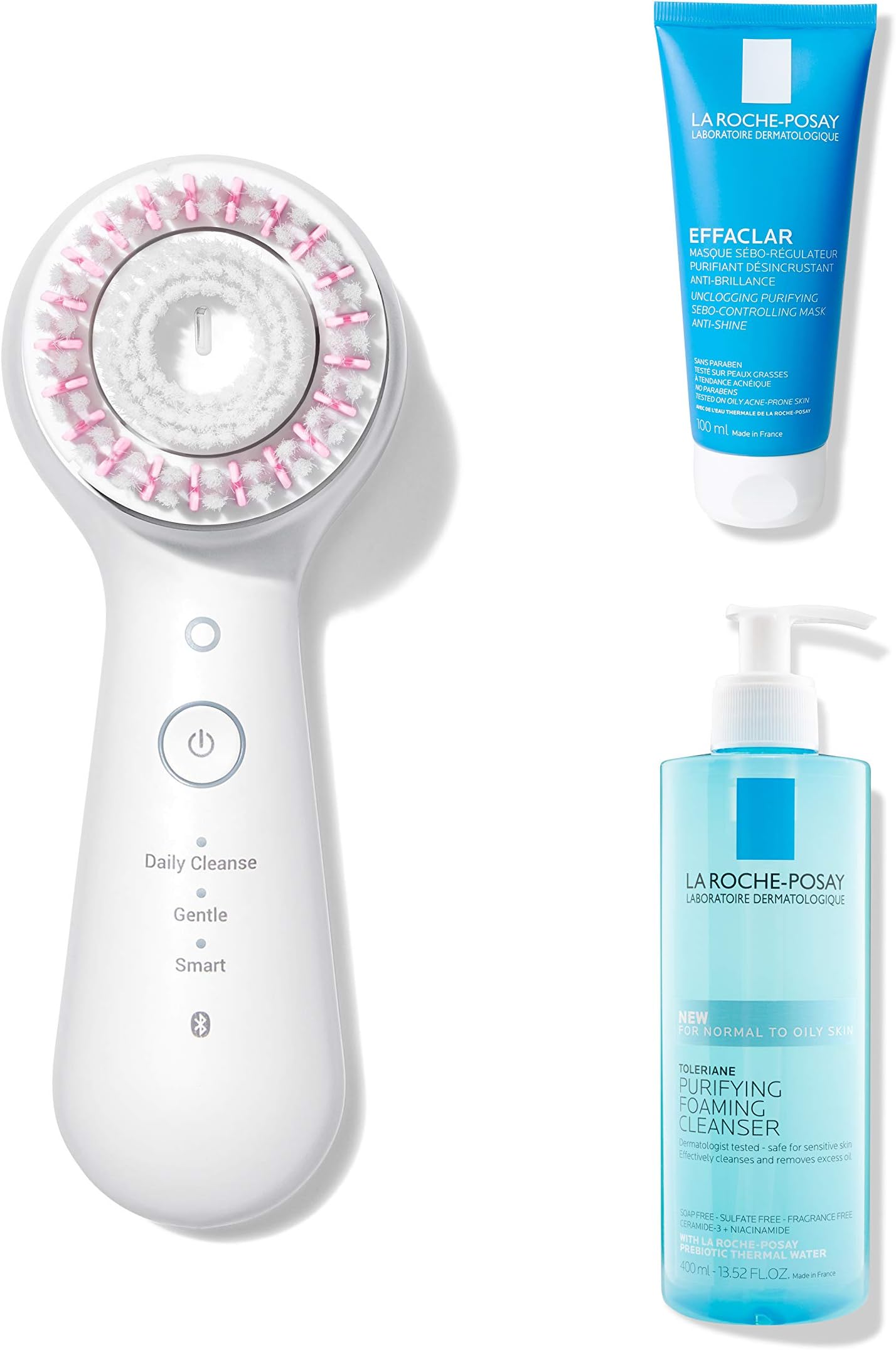 Clarisonic Mia Smart + La Roche Posay Amazon Exclusive Set, Mia Smart with La Roche Posay - oily skin