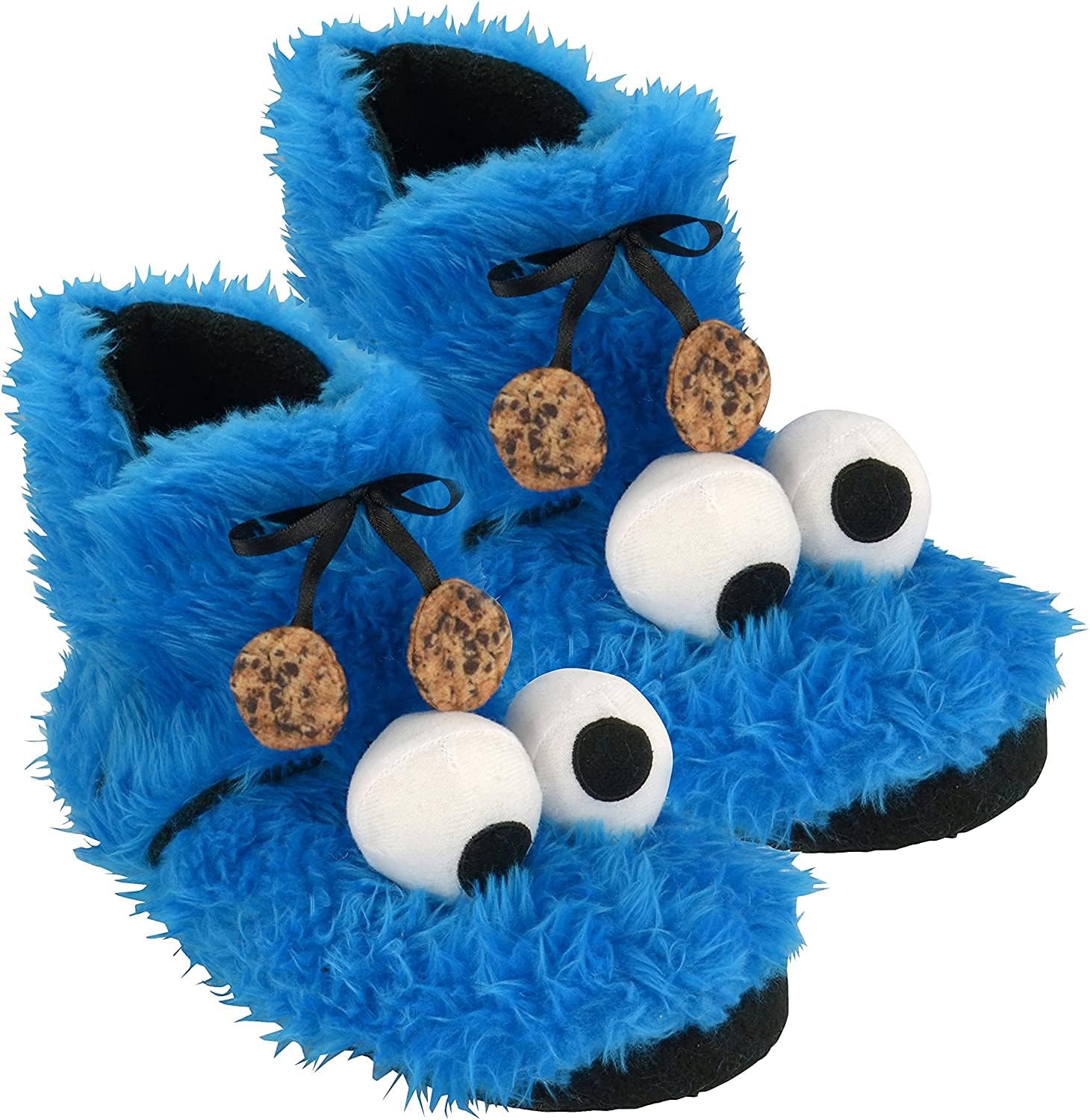 United Labels Sesame Street Cookie Monster plush slippers, booties 0122032, size 41/42