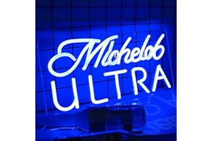 BRINEON Michelob Led Neon Sign for Wall Decor Beer Neon Sign USB Powered Bar Led Neon Sign Neon Sign for Man Cave Light Up Sign for Bar Shop Pub Bistro Party Stores Gifts15.8 * 7.5inch(ZLD009-05)