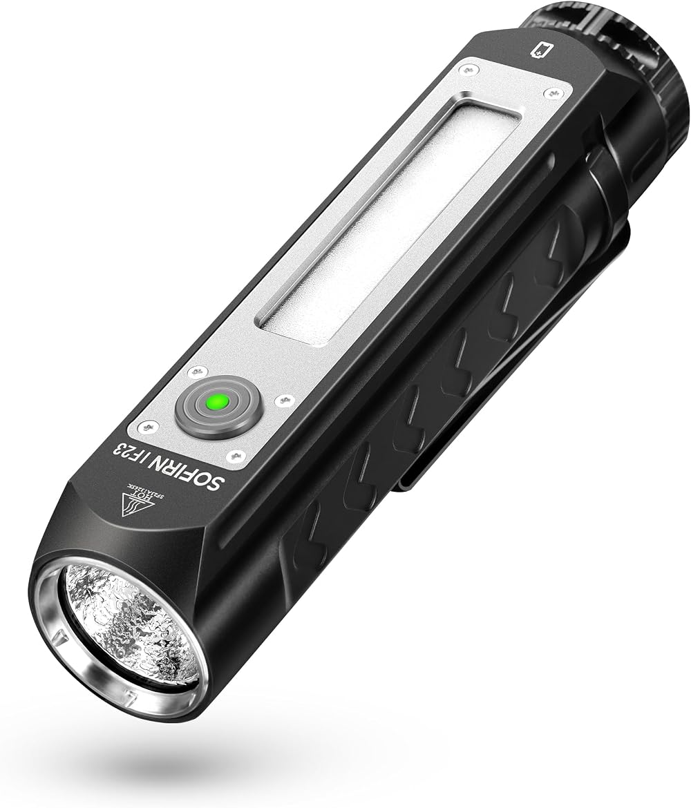 Sofirn IF23 LED Torch 4000 Lumens Rechargeable USB C RGB Magnetic Waterproof EDC