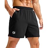 G Gradual Men's Athletic Running Shorts with Pockets Lightweight Quick Dry 5"/ 7"/ 9" Basketball Workout Gym Shorts for Men