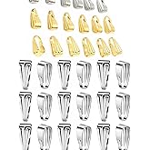 400pcs Pinch Bails Clasps Chain Connectors, Bail Jump Ring Hooks Metal Pinch, Pendant Jewelry Clasp, for Pendant Bracelet Necklace Jewelry Making