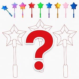 Bepioek Credit Card Wand Mystery Set, 3 Random No-Duplicate Wands from 9 Fantasy Colors, Collectible Payment Wand Assortment