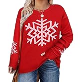 RITERA Womens Plus Size Sweaters Long Sleeve Casual Pullover Warm Knit Jumper Tops XL-5XL