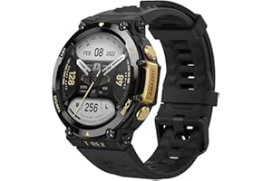 Amazfit T-Rex 2 Smart Watch for Men, Rugged Outdoor GPS Sports Fitness Watch, 15 Military-Grade Tests, Real-time Navigation, 