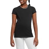 Hanes Girls&rsquo; Cotton T-Shirts, Essential Girls&rsquo; Tees, Cotton Shirts for Girls, 2-Pack